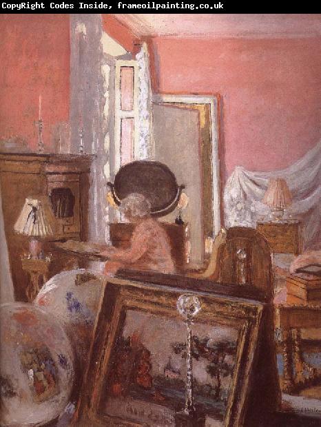Edouard Vuillard Mrs Black searle in her room